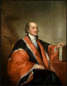 John Jay, who insisted on including the "natural born  citizen" clause in the U.S. Constitution