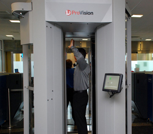 TSA Screening Booth