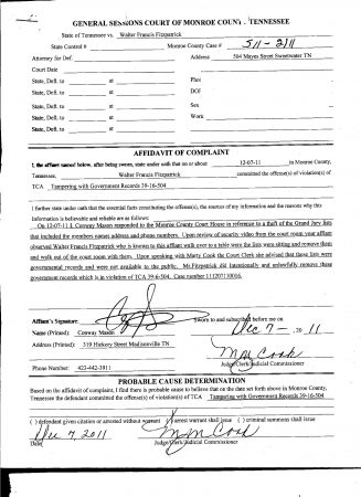 WFF Affidavit of Complaint 001