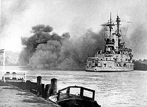 German battleship before WWII