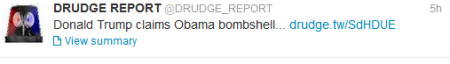 Drudge Twitter Trump