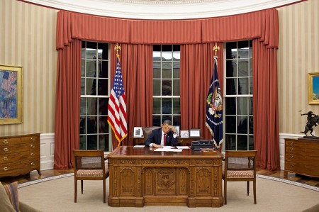 Obama in Oval Office