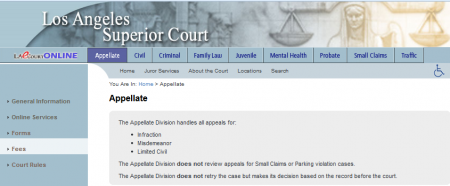 Los Angeles Appeals Court