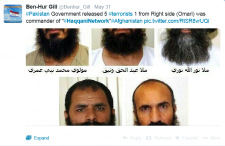 Haqqani network twitter
