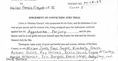 WFF Conviction jurors perjury