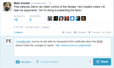 Obama Facts Mark Knoller tweet