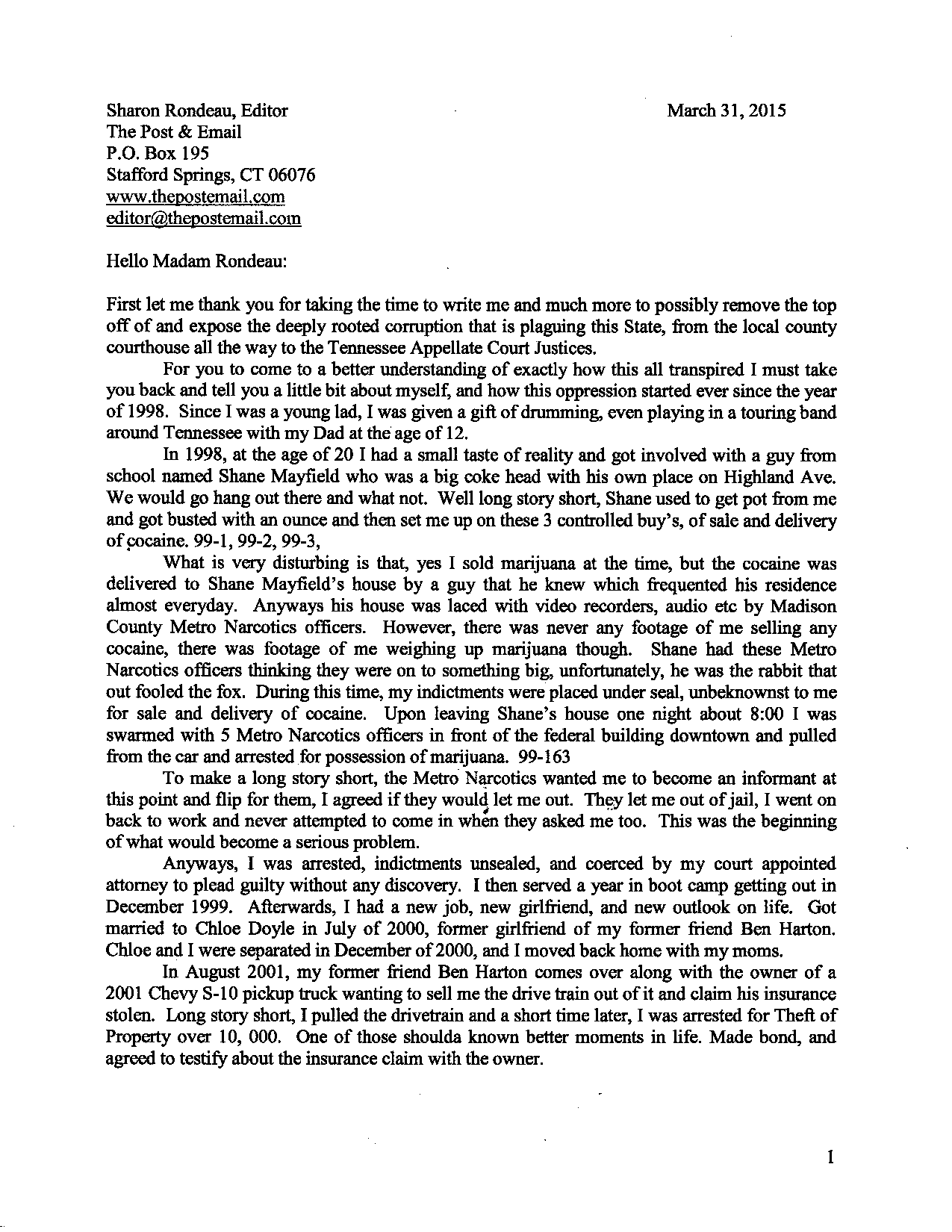 Timothy Baxter March 31 letter 1390