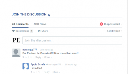 ABC News candidate posting pending comment gone 08-13-15