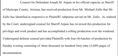 Arpaio Attorneys Zullo 10-20-15