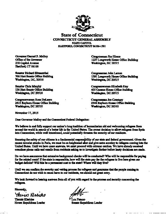 CT Republicans Syrian refugees060