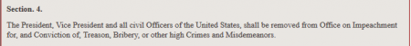 impeachment clause U.S. Constitution