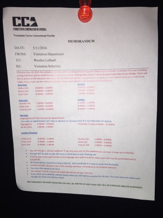 CCA Visitation Letter 05-11-16