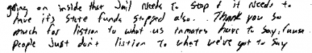 Hawkins County Jail Letter #2 snip2A