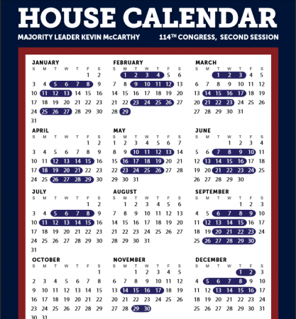House Calendar