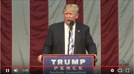 Trump in Fairfield CT 08-13-16