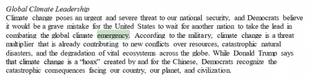DPP climate emergency