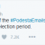 Wikileaks:  1% of Podesta Emails Released