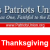 Much to be Thankful For!