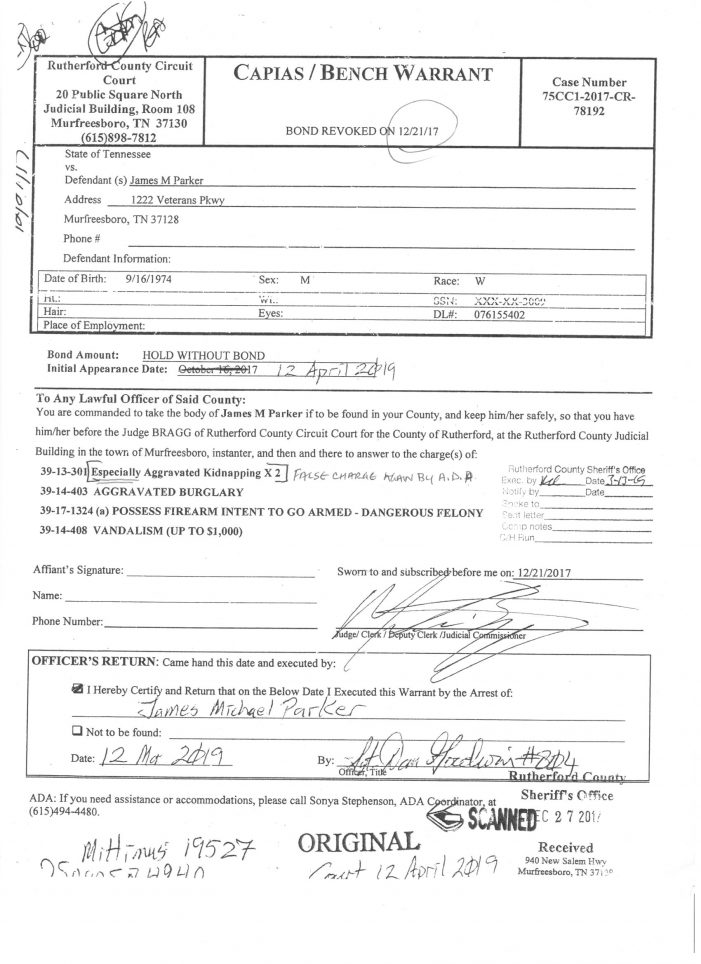 Rutherford County, TN Inmate and Former Marine Calls Out "Corrupt