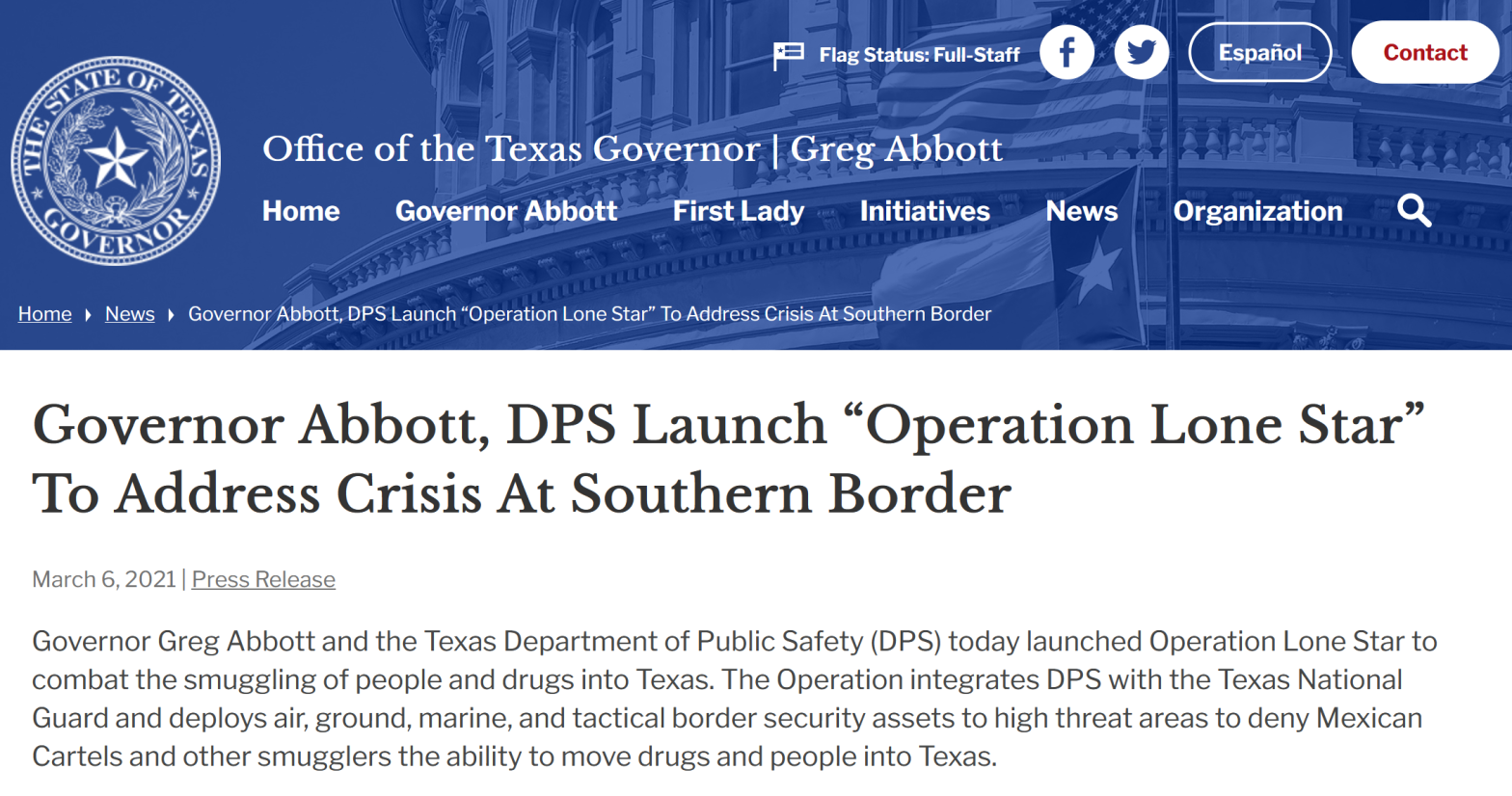 Texas Fights for ‘Operation Lone Star’ After Court Declares It Unconstitutional