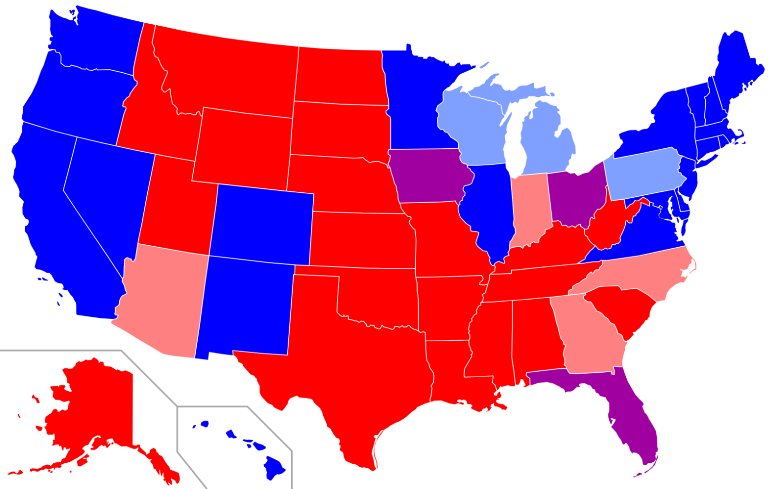 Americans Wave Goodbye to Blue Cities and States