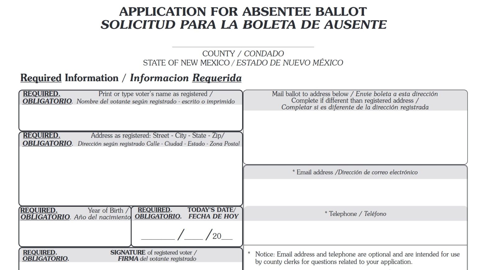 Letter to Rep. Herrell (R-NM) Against Dominion Electronic Adjudication, and No Excuse Absent Ballots