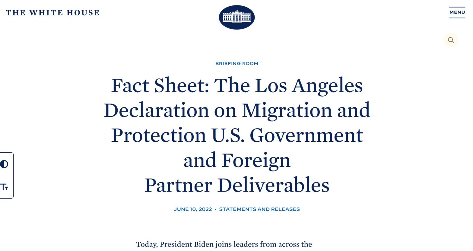 About That Latest Caravan, And What Did Biden Promise in Los Angeles?