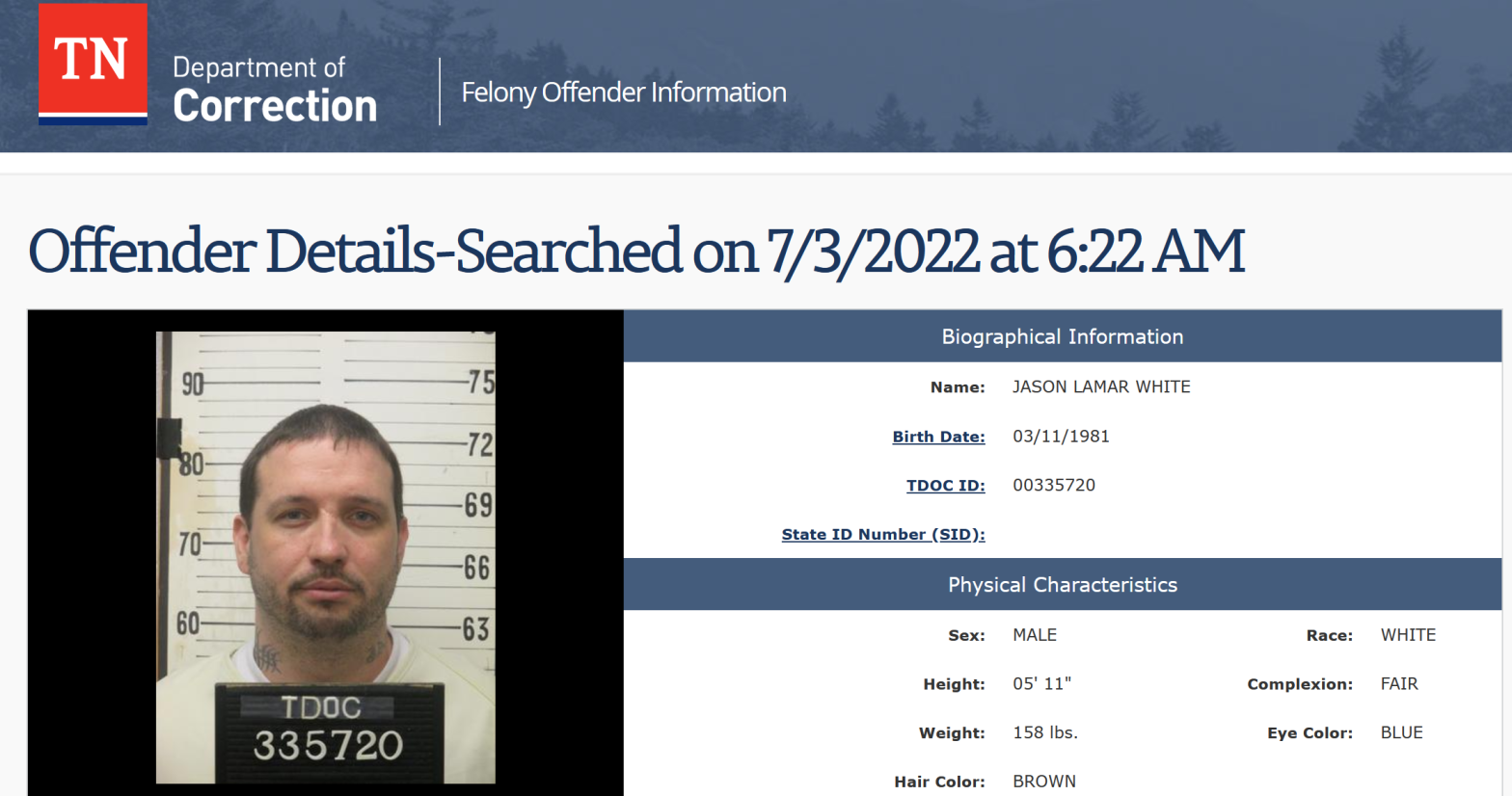 Two Days Before Hearing, Jason White again “Locked Down”