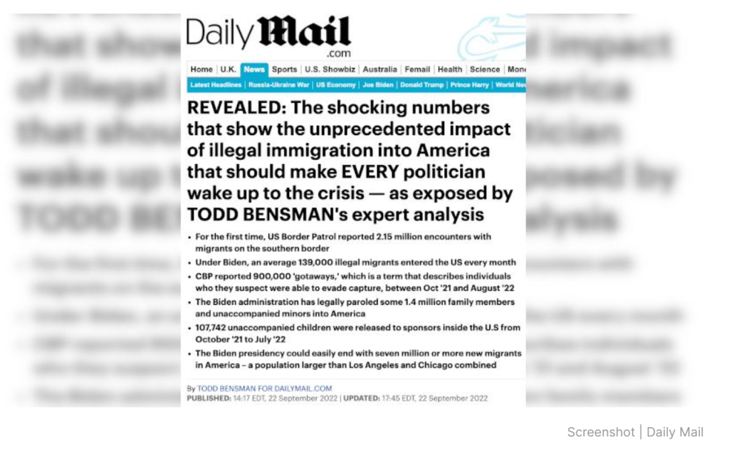 Immigration Expert Tells It Like It Is in Daily Mail