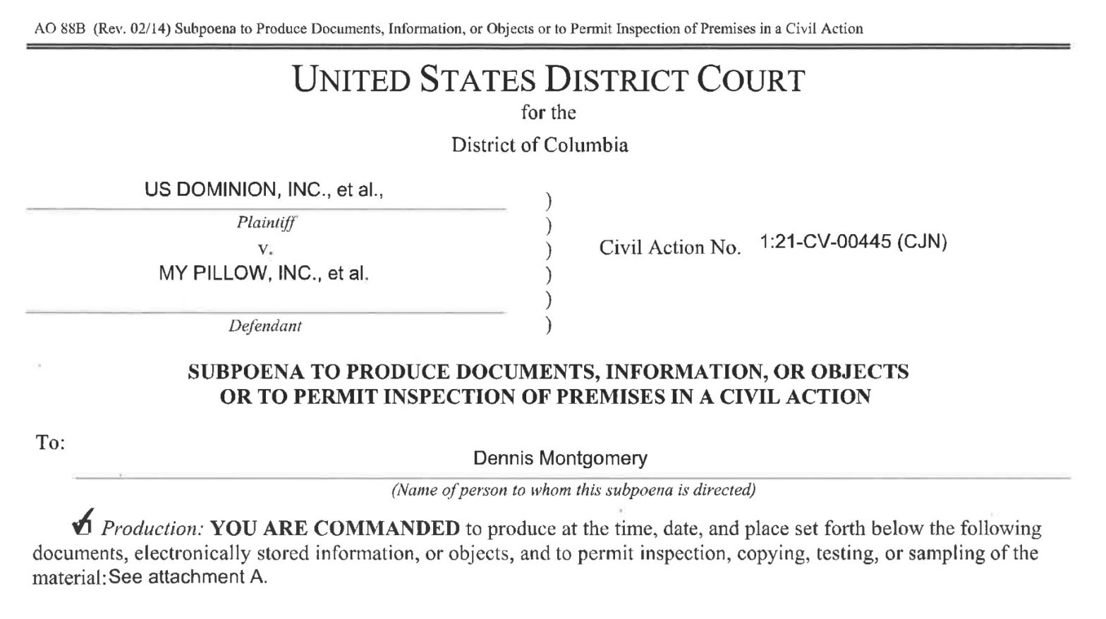 Does a 2007 Protective Order Hold the Key to the 2020 Election?