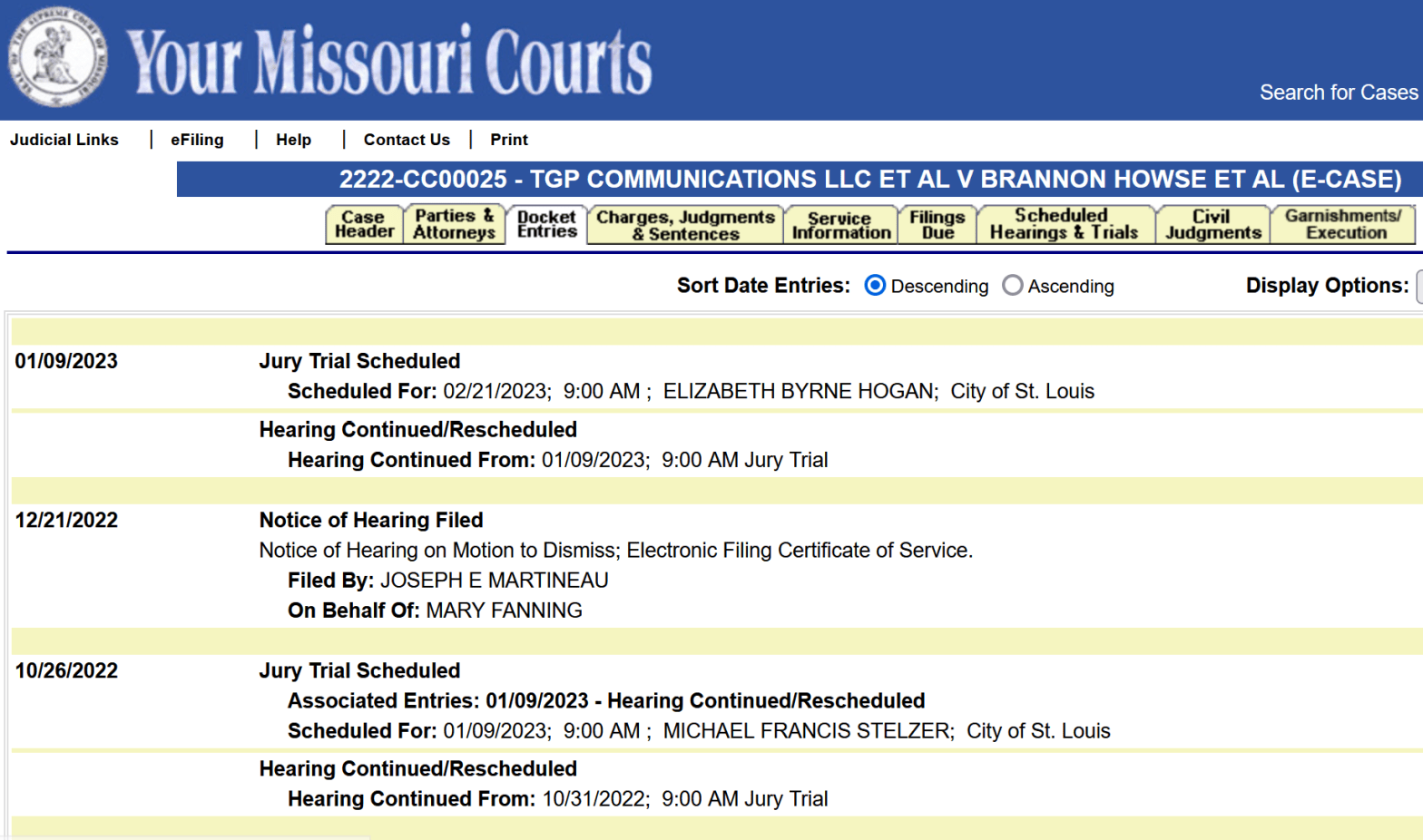 Ethics Complaint Filed against Attorney Husband of Elusive “Mary Fanning”