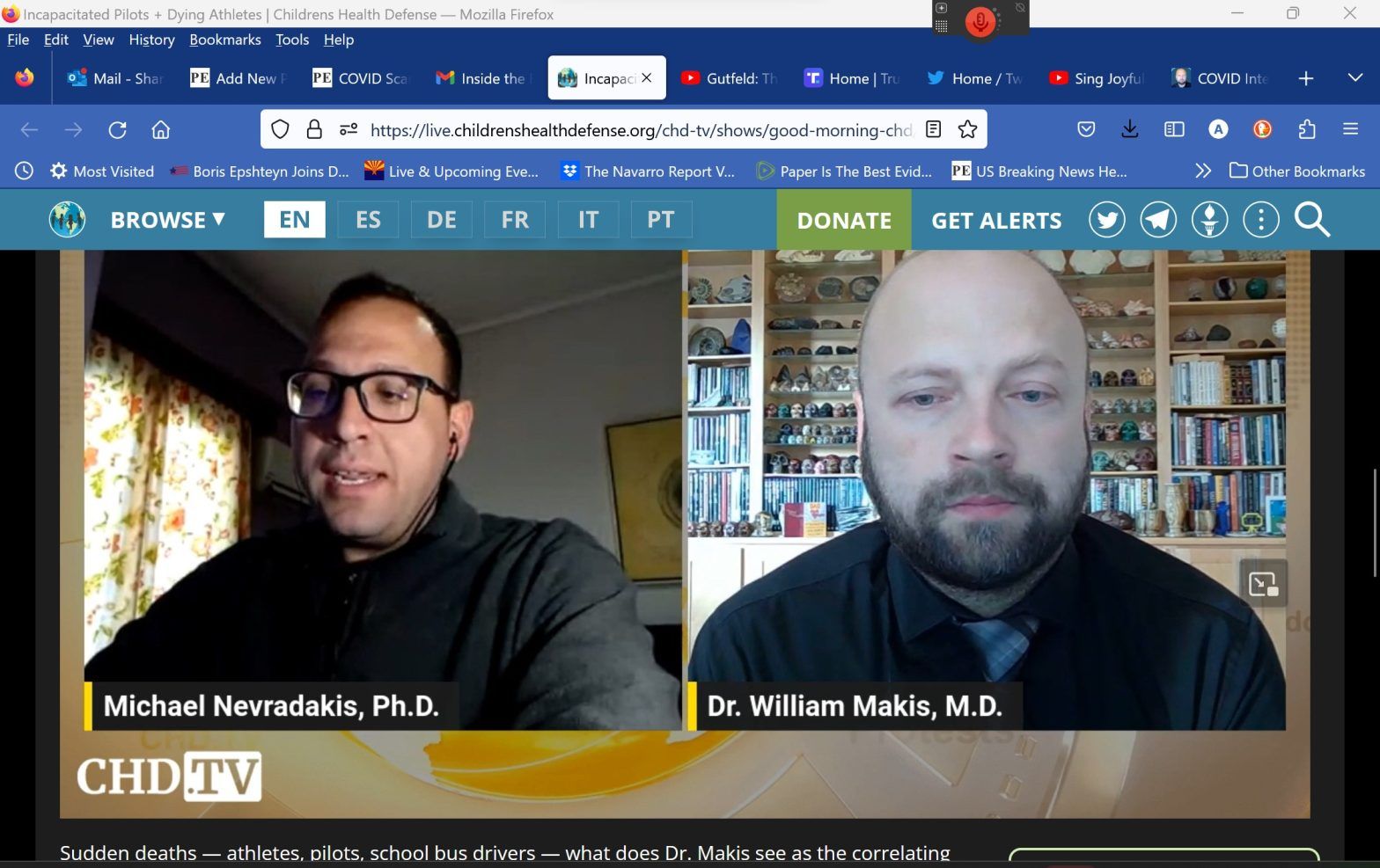 CHD Interviews Dr. William Makis