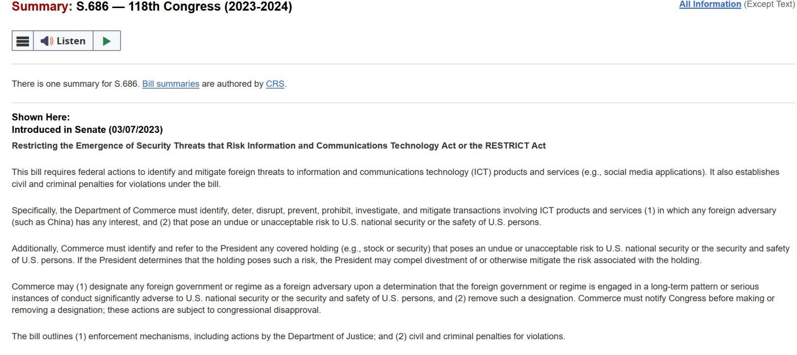 Congress Must Not Restrict First Amendment Rights