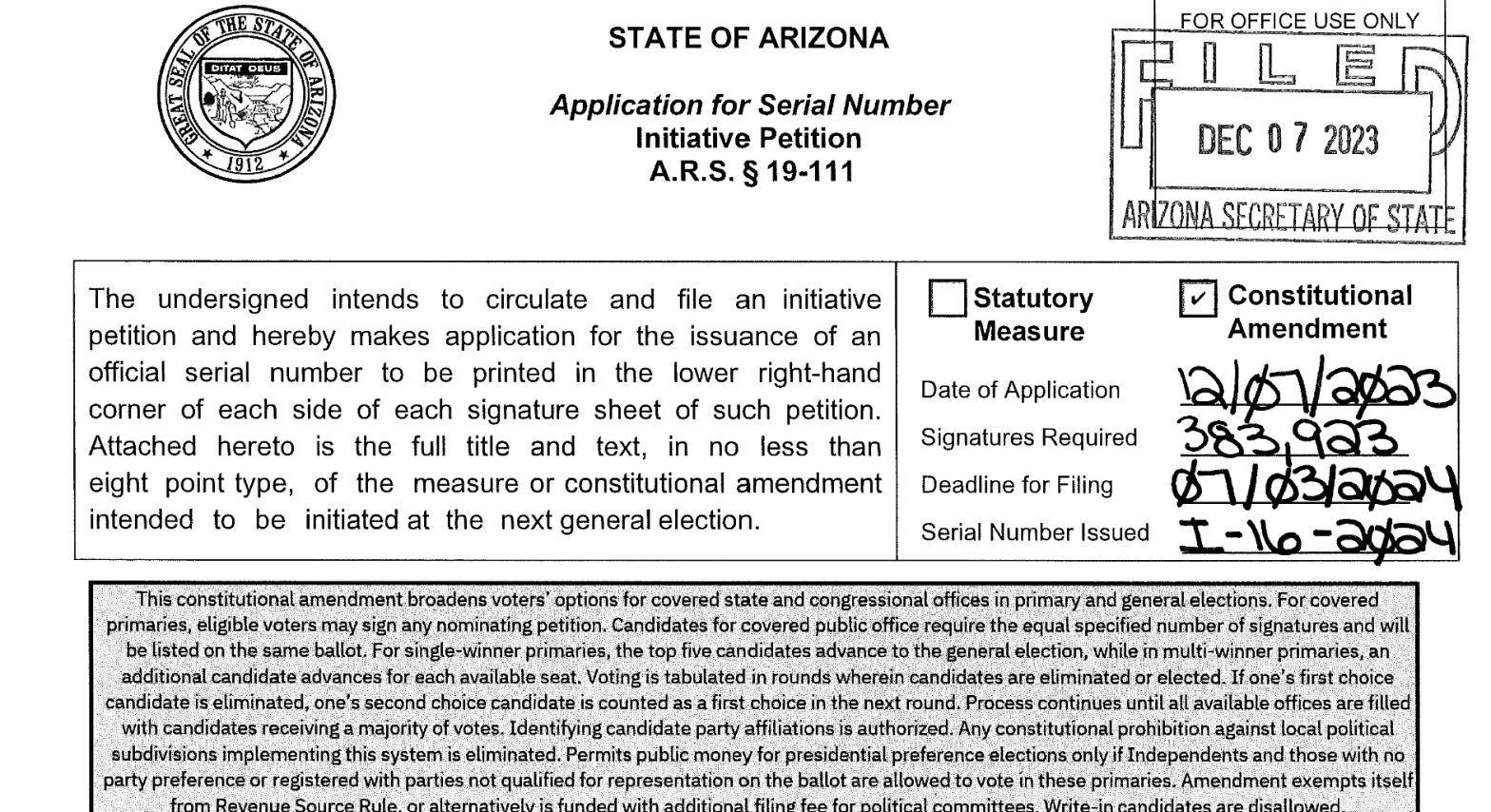 Repulsive California Values (RCV) Coming to Arizona
