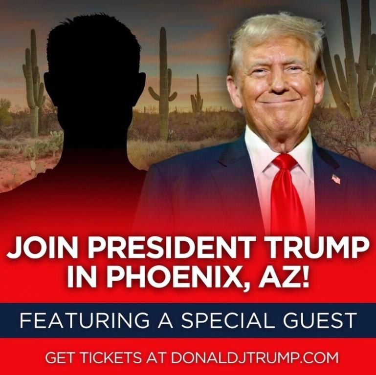 Trump Announces “Special Guest”