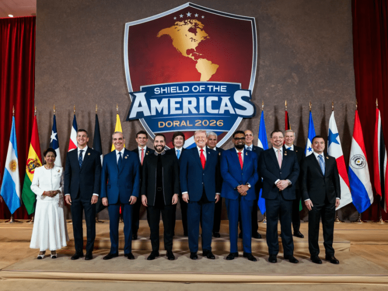 Sheinbaum Not Present at Trump’s Shield of the Americas Summit