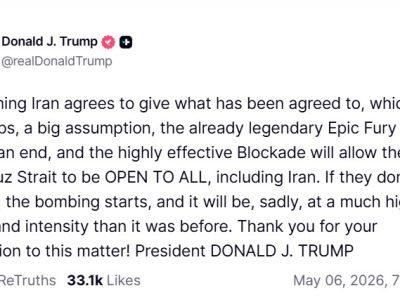 Trump Signals Agreement in Principle Reached with Iran