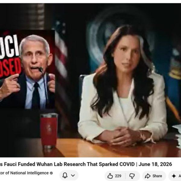 Gabbard:  Fauci’s COVID Actions “Straight from the Deep-State Playbook”