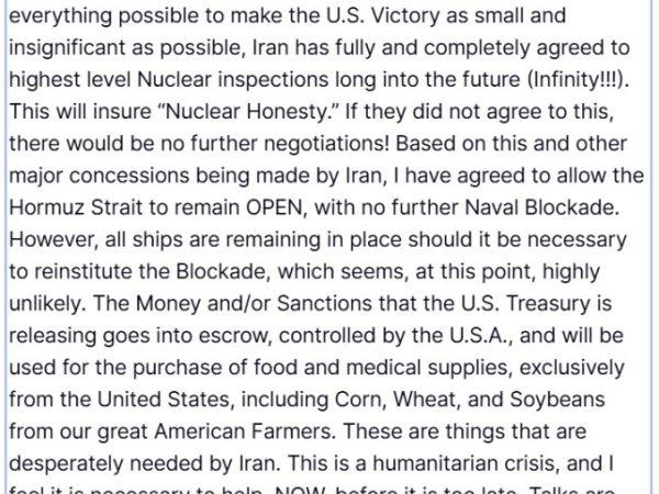 Reports of An American Surrender in Iran Are Greatly Exaggerated
