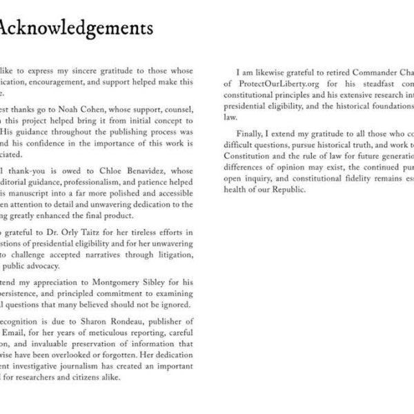 Former Obama Eligibility Challenger: “Undivided Political Allegiance at Birth” a Presidential Requirement