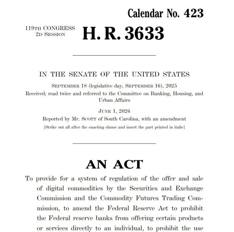U.S. Senate to Vote on America’s Economic Future