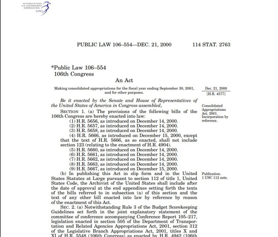 Information Quality Act: Basis for Serious Regulatory Reform