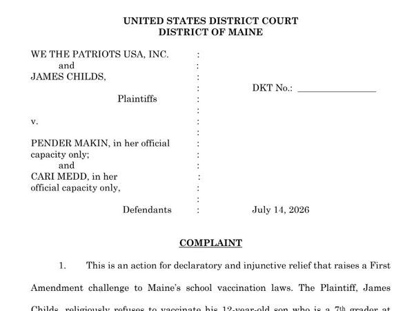 Religious-Exemption Revocation Laws Challenged in Maine and Beyond