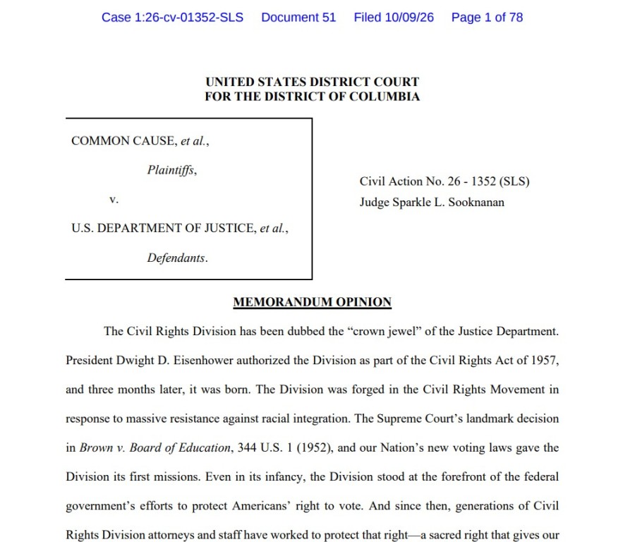 Checking the Voter Rolls Is Not a Betrayal of Civil Rights. It is a Safeguard of Them.